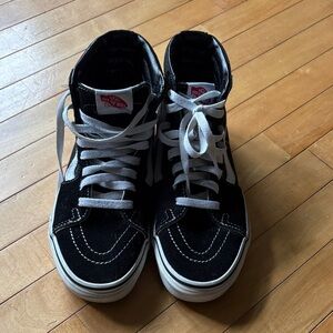 Vans Classic Black and White High-Top Sneakers